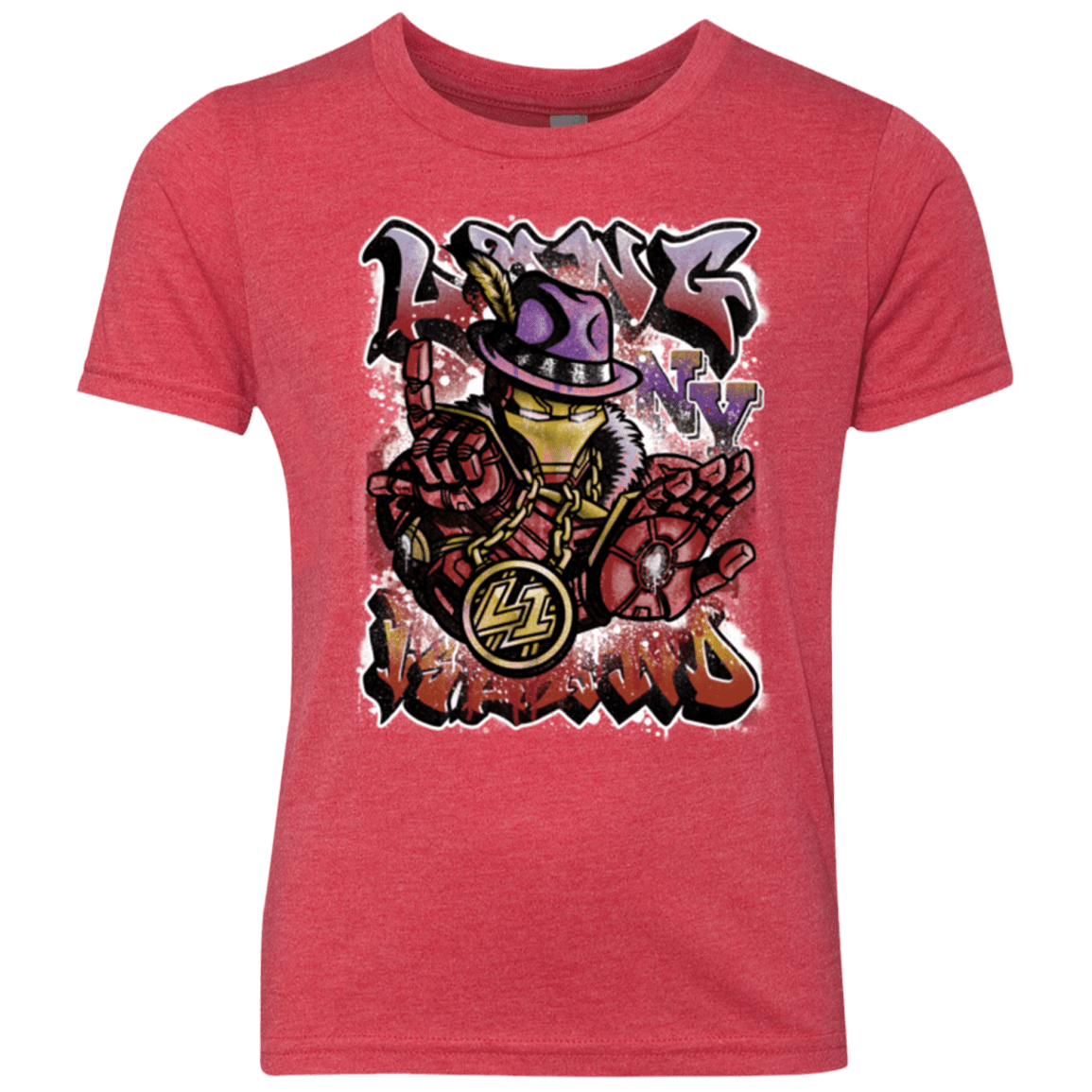 T-Shirts Vintage Red / YXS Ironman Long Island Youth Triblend T-Shirt