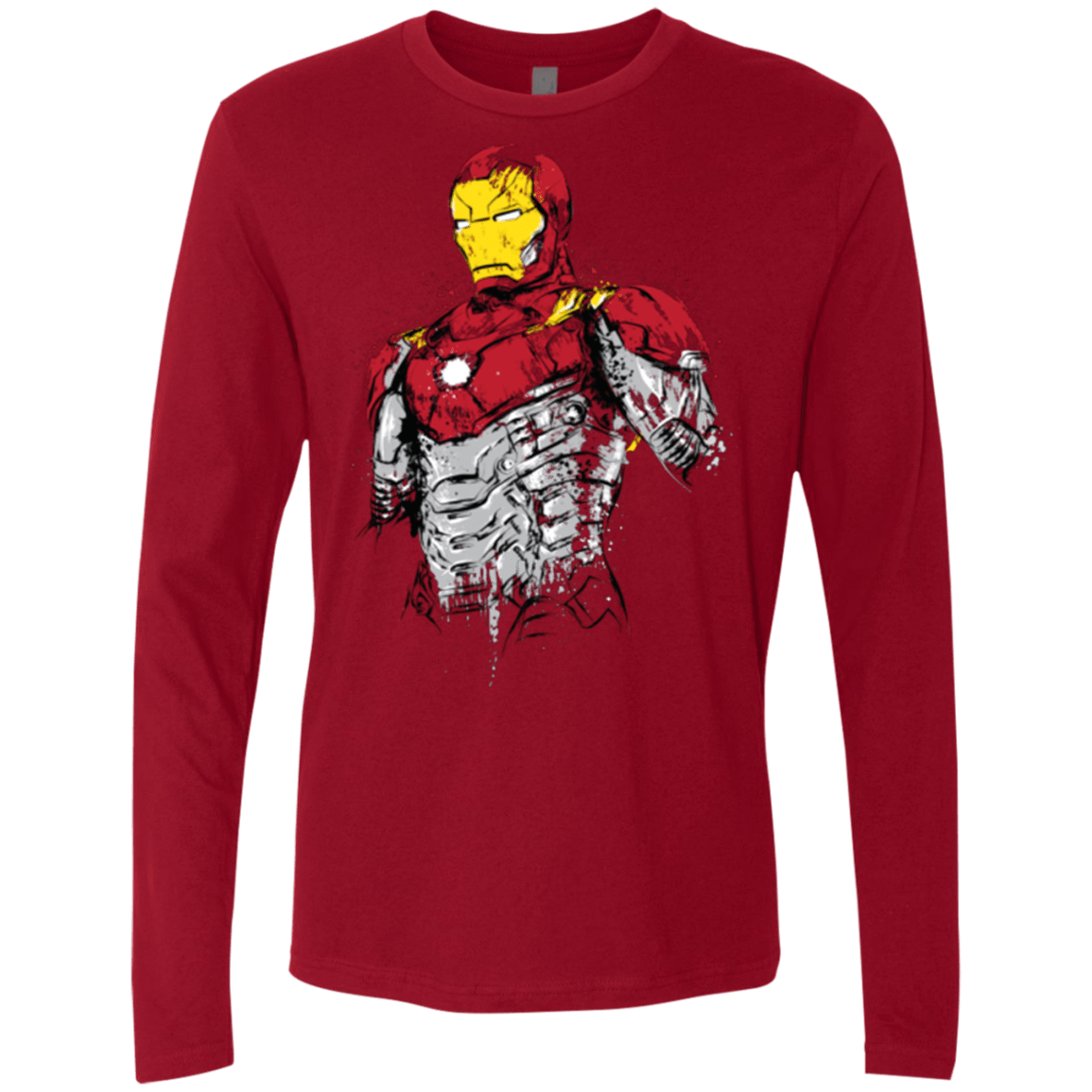 T-Shirts Cardinal / S Ironman - Mark XLVII Armor Men's Premium Long Sleeve