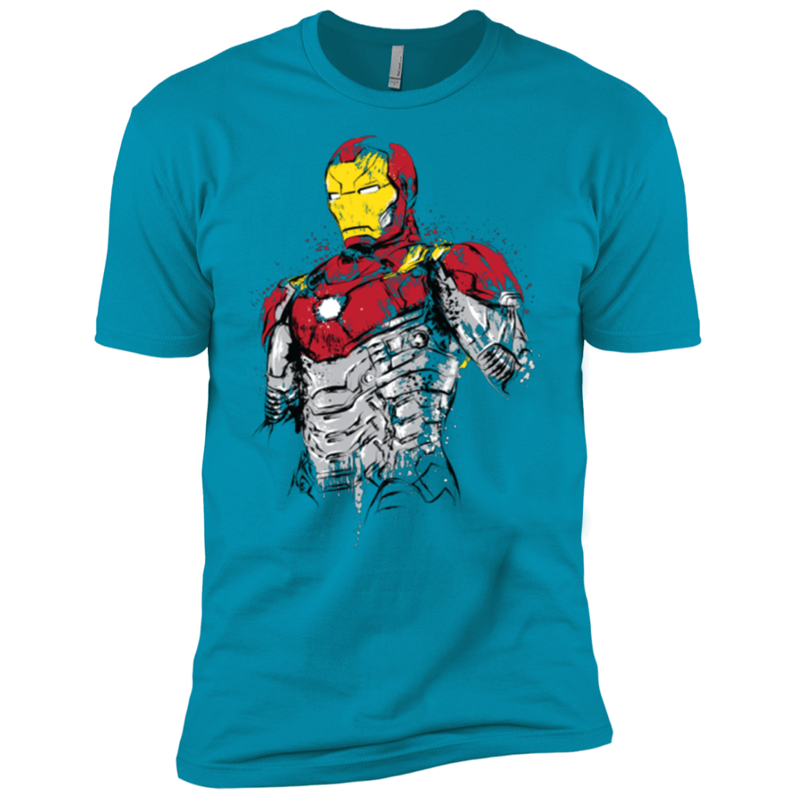 T-Shirts Turquoise / X-Small Ironman - Mark XLVII Armor Men's Premium T-Shirt