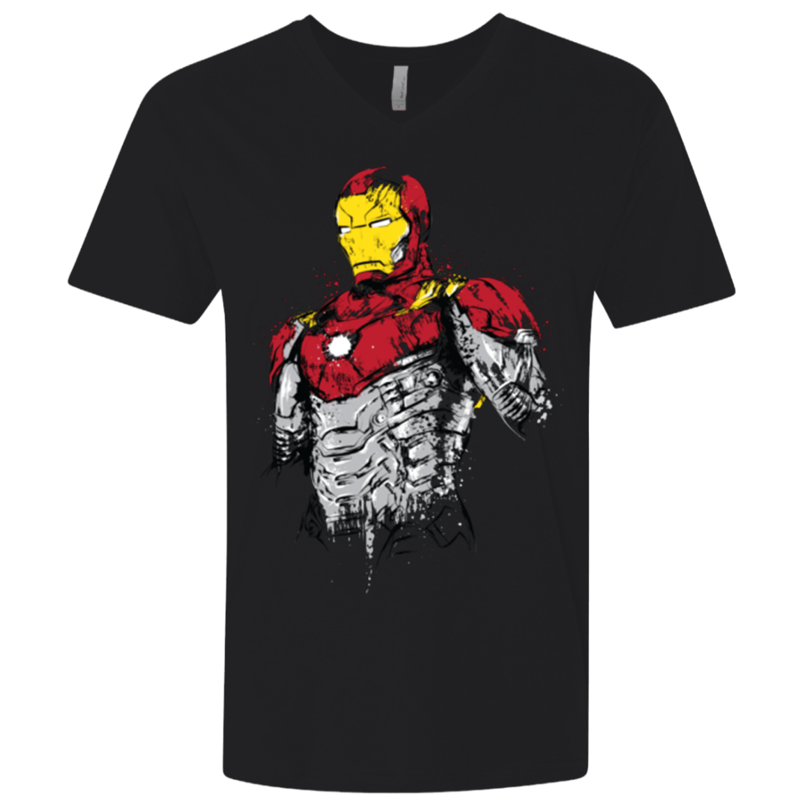 T-Shirts Black / X-Small Ironman - Mark XLVII Armor Men's Premium V-Neck