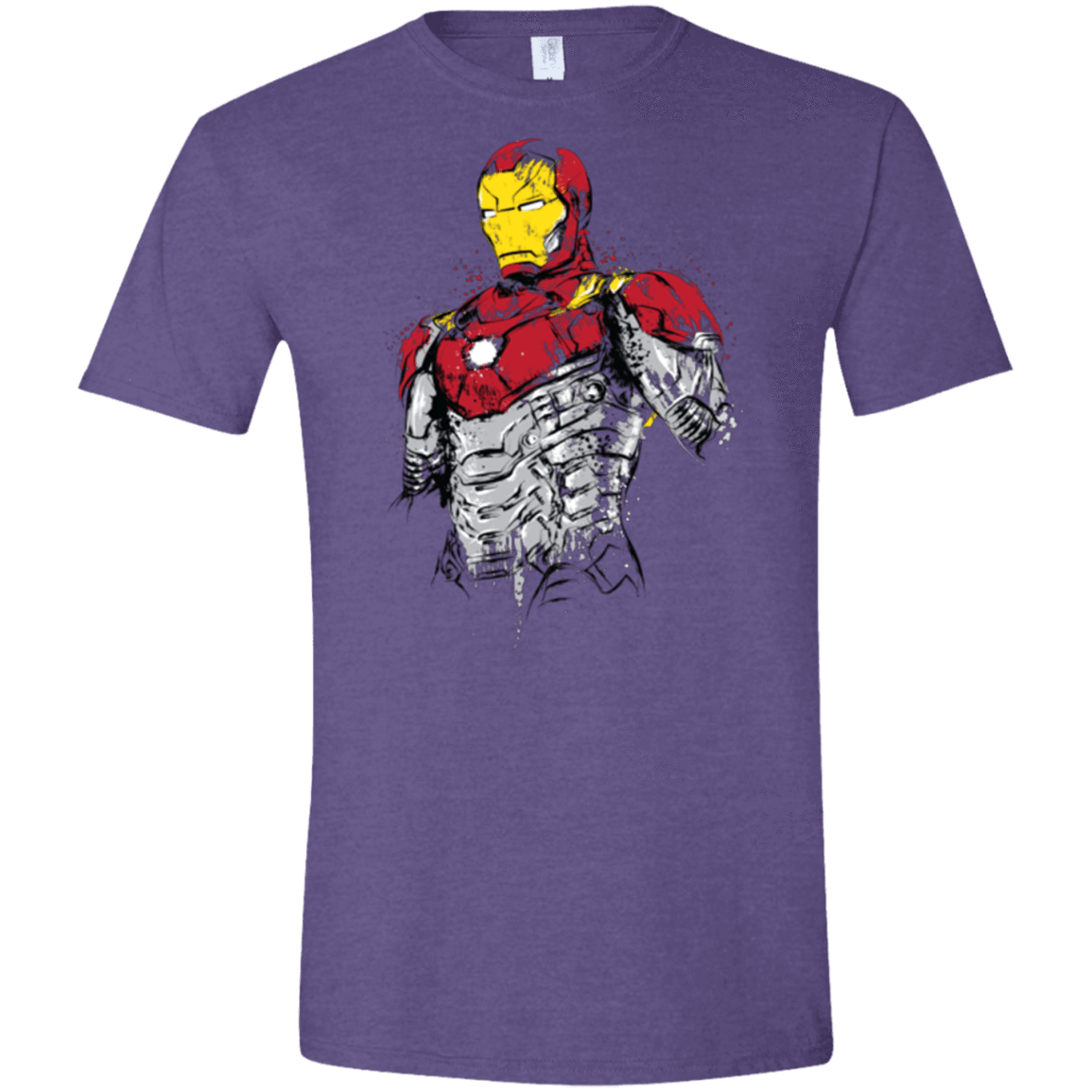 T-Shirts Heather Purple / S Ironman - Mark XLVII Armor Men's Semi-Fitted Softstyle