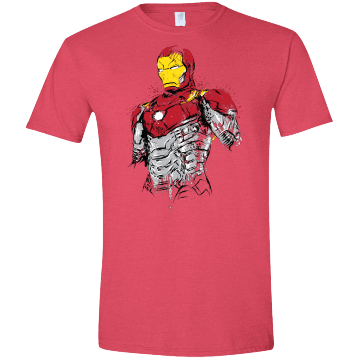 T-Shirts Heather Red / S Ironman - Mark XLVII Armor Men's Semi-Fitted Softstyle