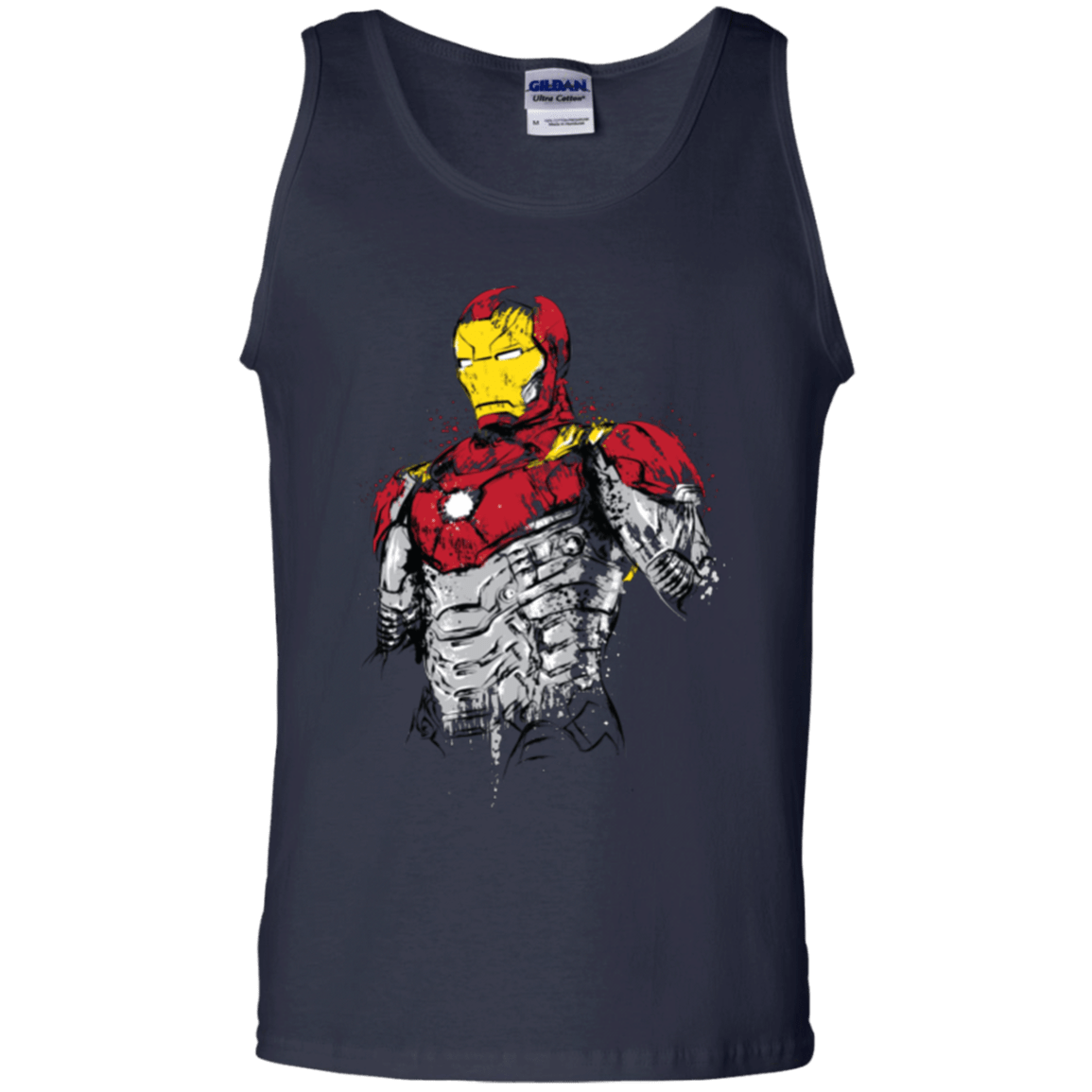 T-Shirts Navy / S Ironman - Mark XLVII Armor Men's Tank Top