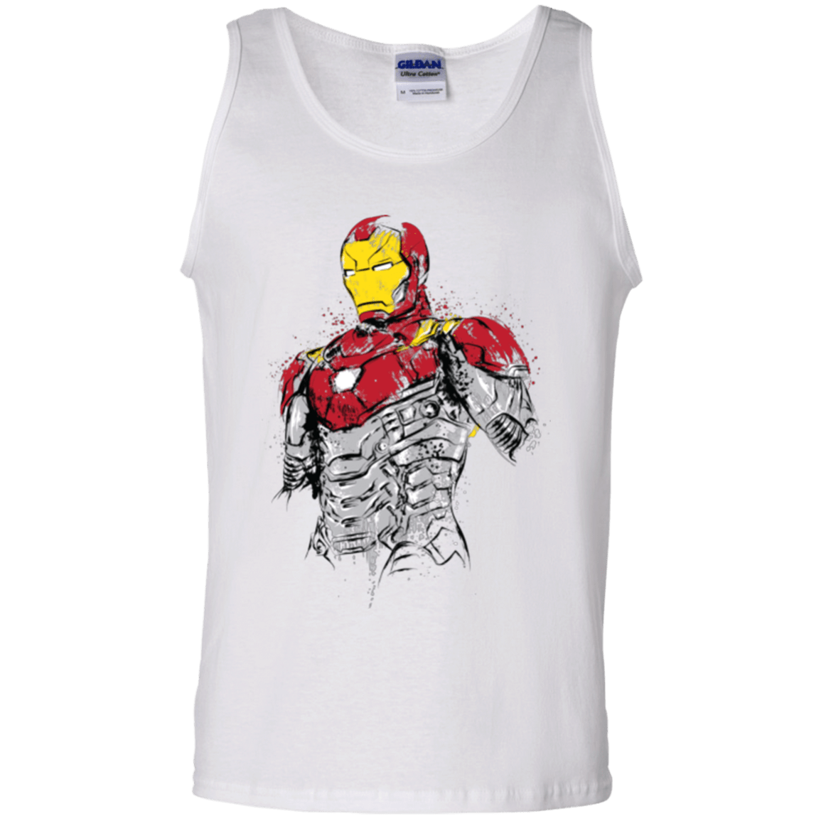 T-Shirts White / S Ironman - Mark XLVII Armor Men's Tank Top