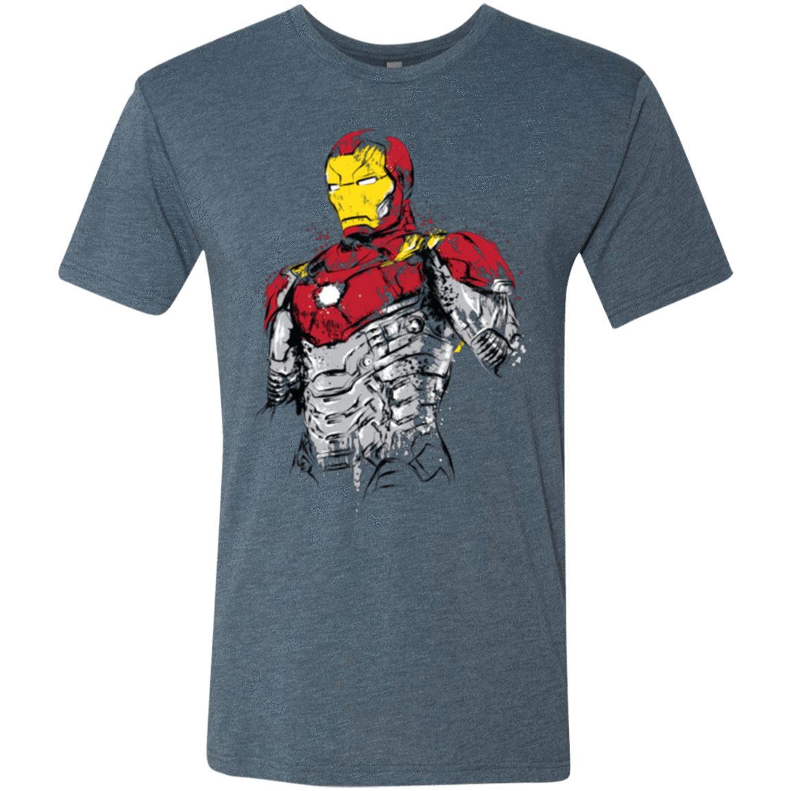 T-Shirts Indigo / S Ironman - Mark XLVII Armor Men's Triblend T-Shirt