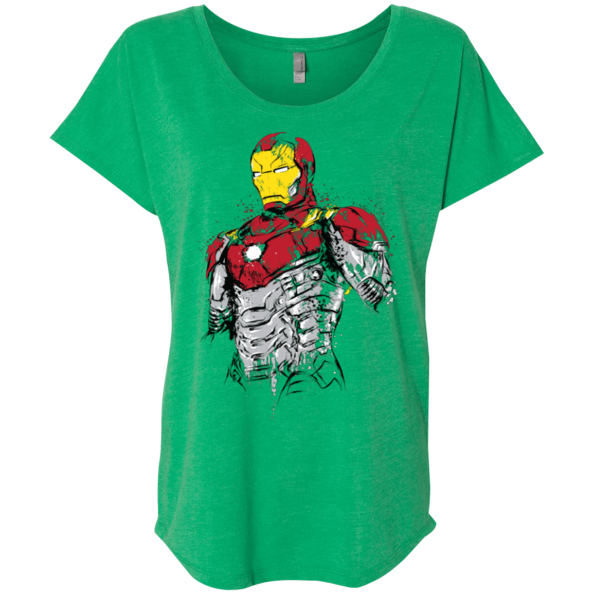 T-Shirts Envy / X-Small Ironman - Mark XLVII Armor Triblend Dolman Sleeve