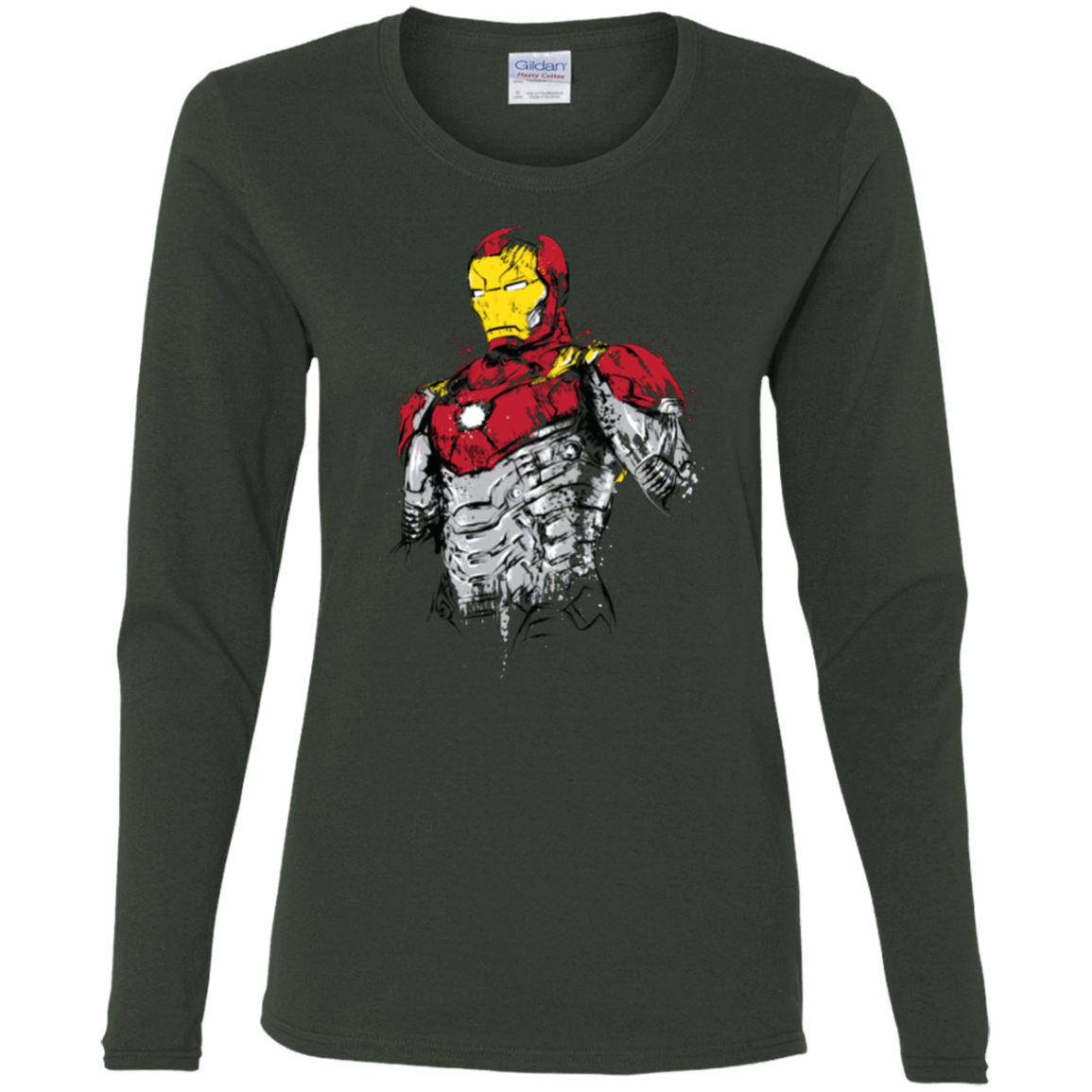 T-Shirts Forest / S Ironman - Mark XLVII Armor Women's Long Sleeve T-Shirt