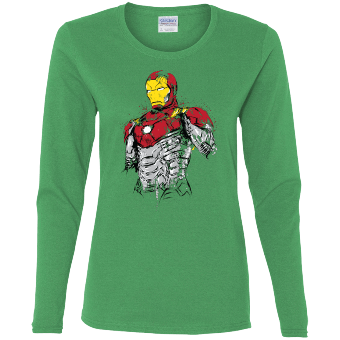 T-Shirts Irish Green / S Ironman - Mark XLVII Armor Women's Long Sleeve T-Shirt