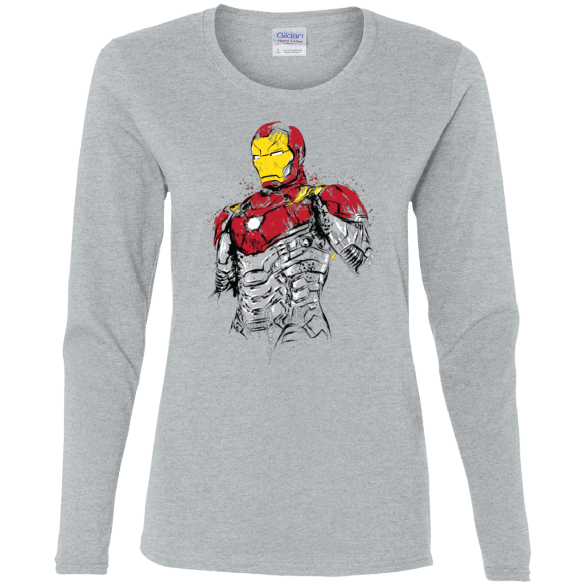 T-Shirts Sport Grey / S Ironman - Mark XLVII Armor Women's Long Sleeve T-Shirt