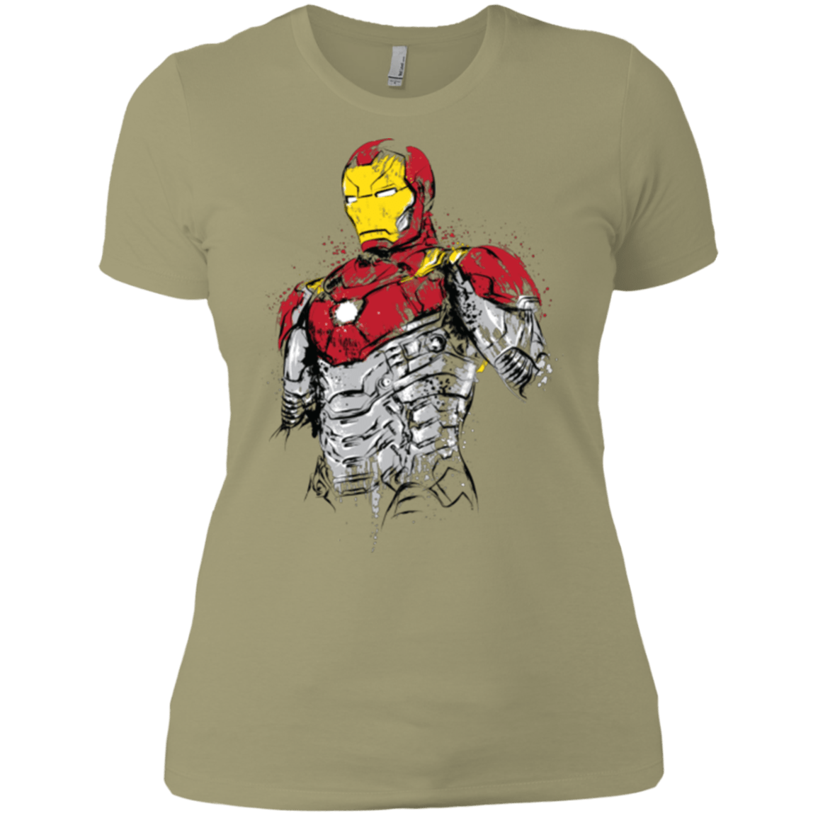T-Shirts Light Olive / X-Small Ironman - Mark XLVII Armor Women's Premium T-Shirt
