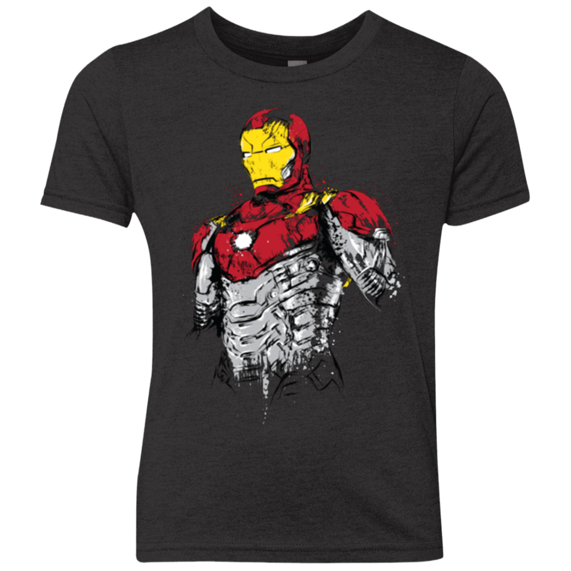 T-Shirts Vintage Black / YXS Ironman - Mark XLVII Armor Youth Triblend T-Shirt