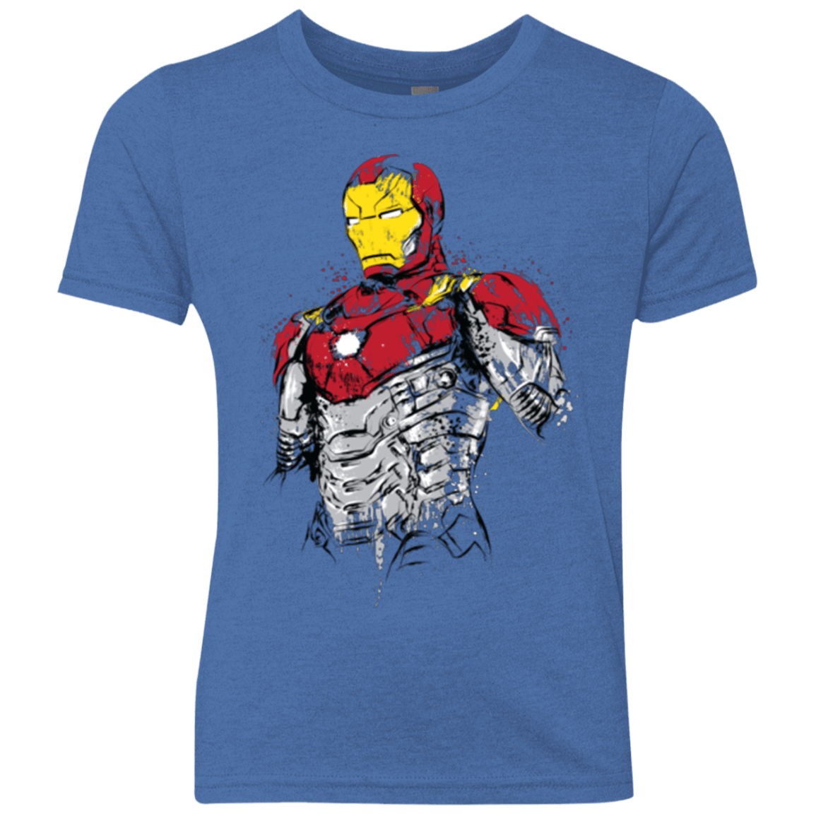 T-Shirts Vintage Royal / YXS Ironman - Mark XLVII Armor Youth Triblend T-Shirt