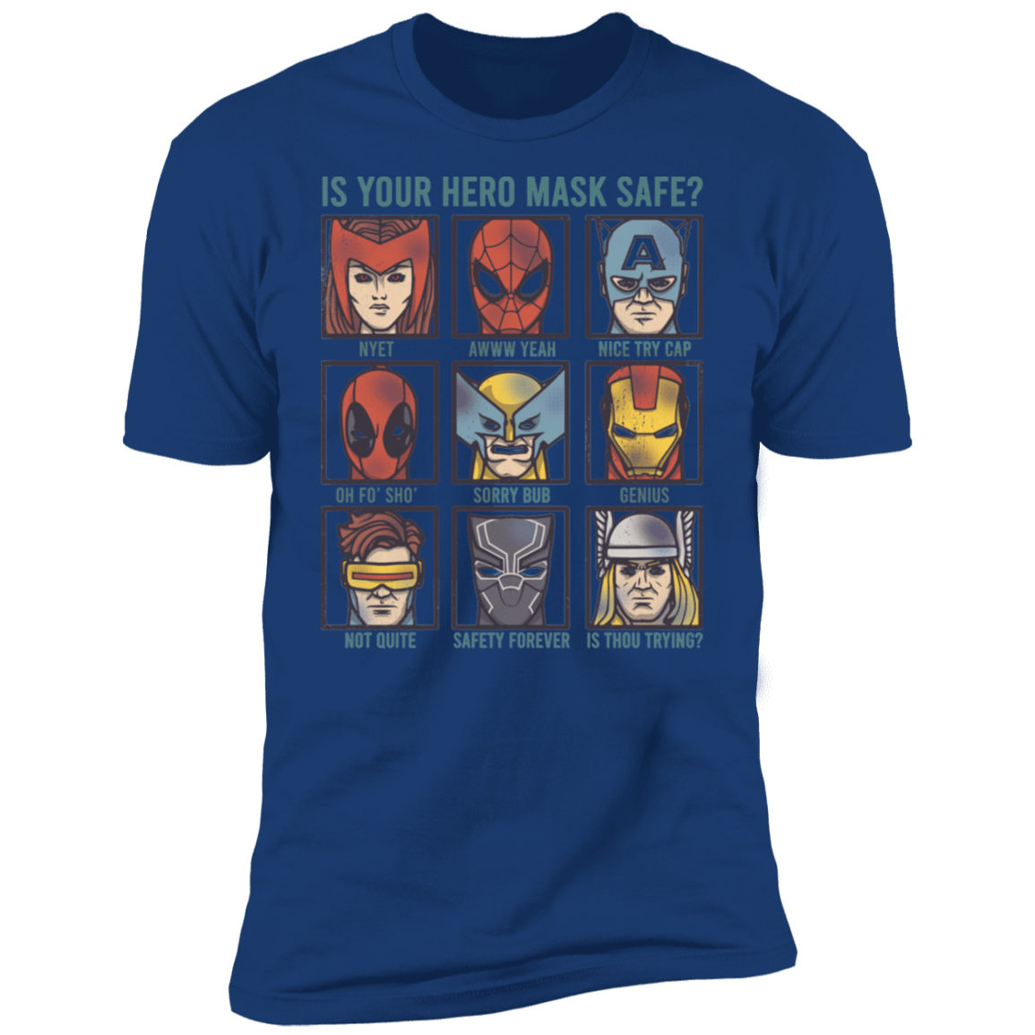 Is Your Hero Mask Safe Men's Premium T-Shirt