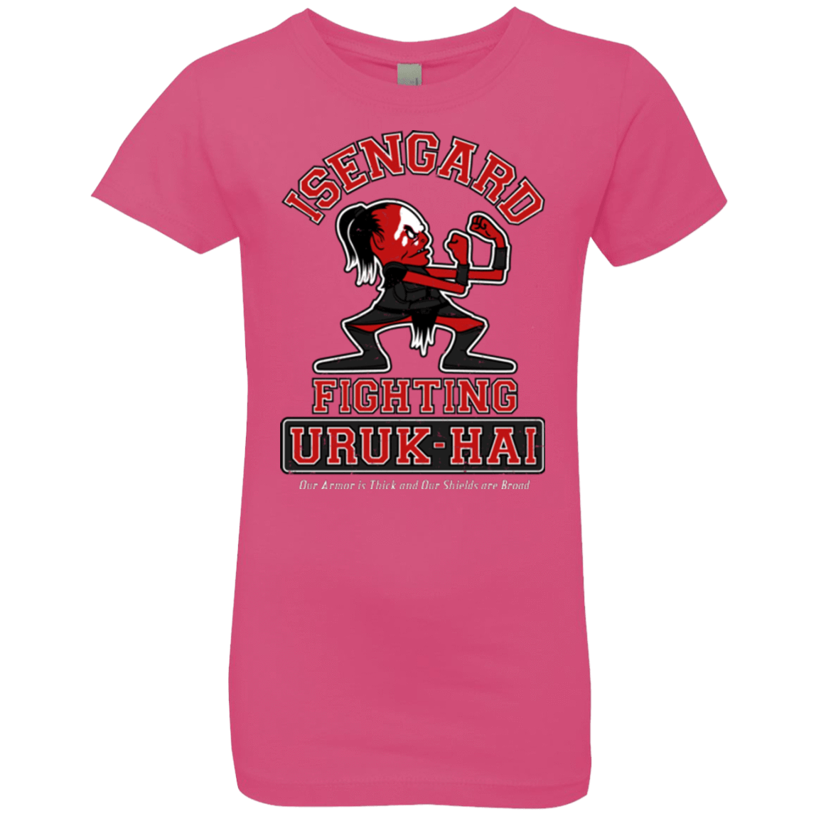 T-Shirts Hot Pink / YXS ISENGARD FIGHTING URUKHAI Girls Premium T-Shirt