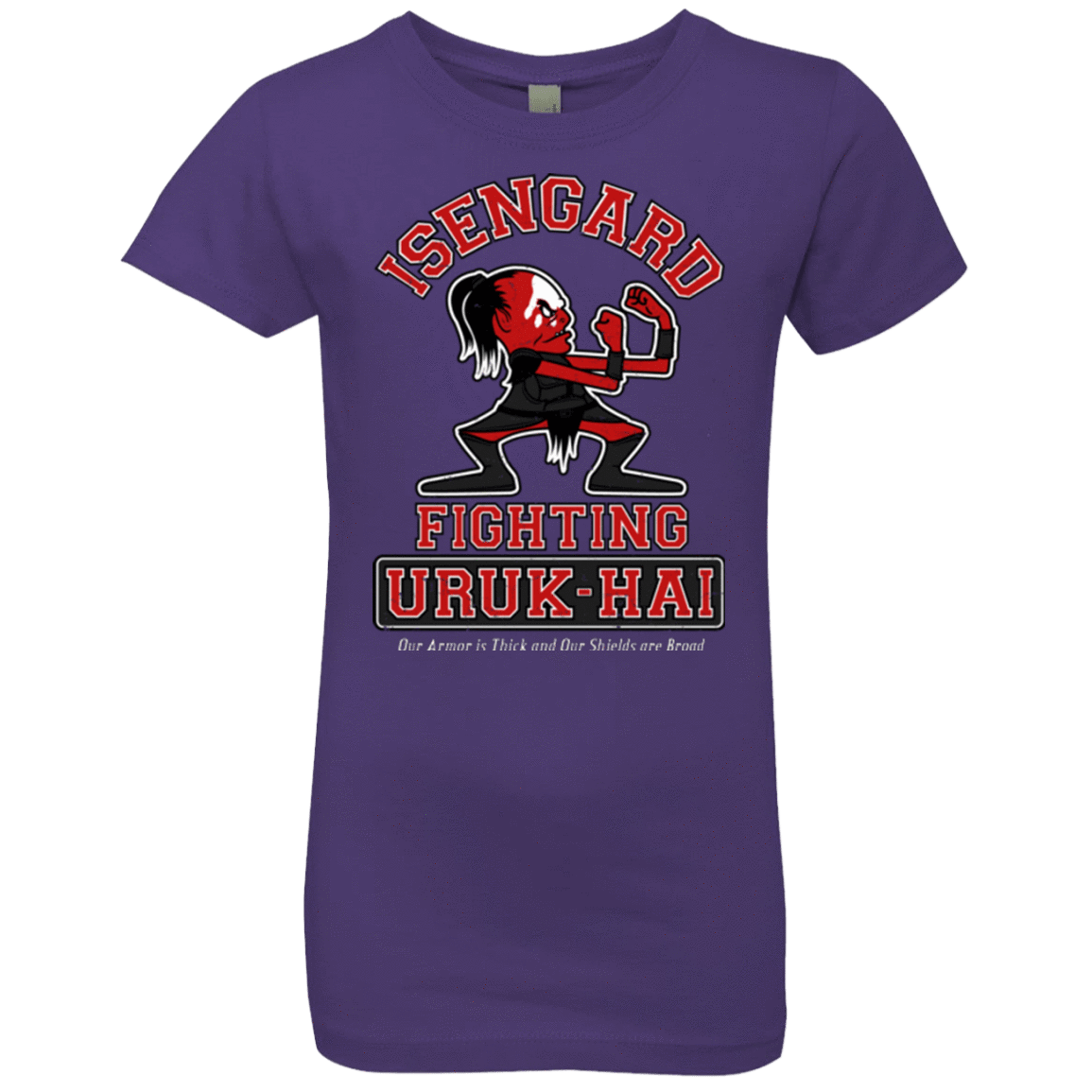 T-Shirts Purple Rush / YXS ISENGARD FIGHTING URUKHAI Girls Premium T-Shirt