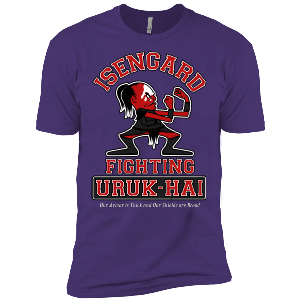 T-Shirts Purple / X-Small ISENGARD FIGHTING URUKHAI Men's Premium T-Shirt