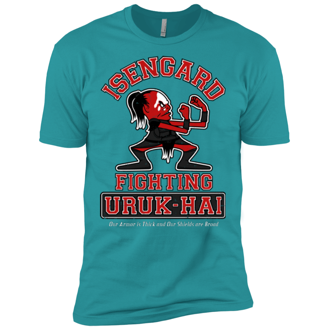 T-Shirts Tahiti Blue / X-Small ISENGARD FIGHTING URUKHAI Men's Premium T-Shirt