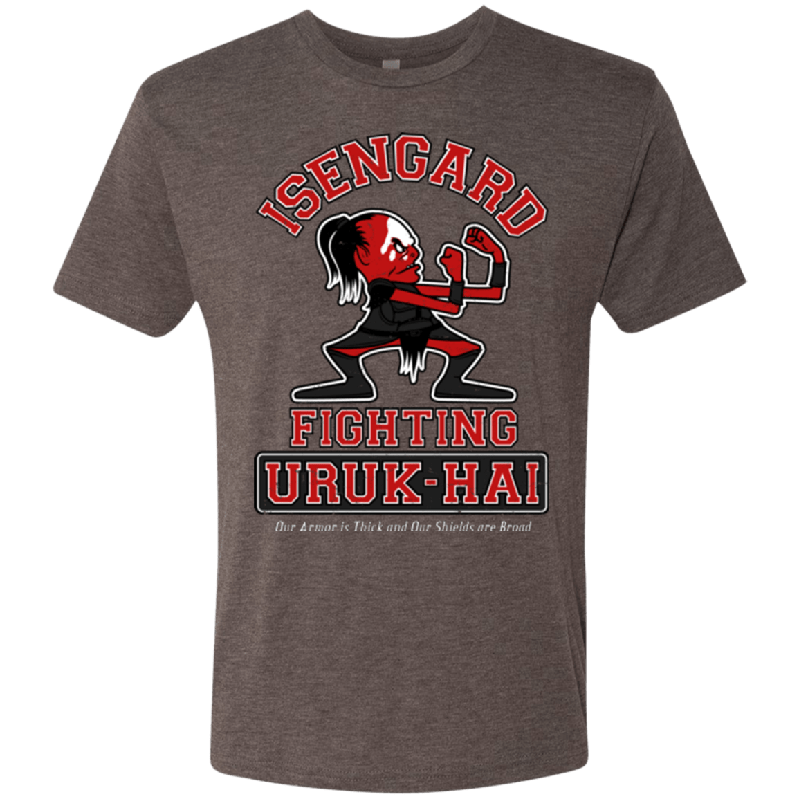 T-Shirts Macchiato / Small ISENGARD FIGHTING URUKHAI Men's Triblend T-Shirt