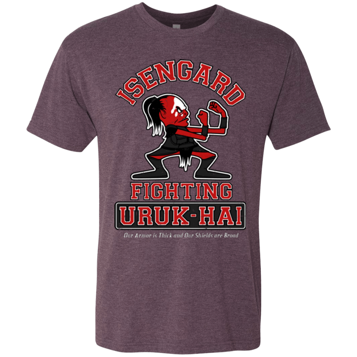 T-Shirts Vintage Purple / Small ISENGARD FIGHTING URUKHAI Men's Triblend T-Shirt
