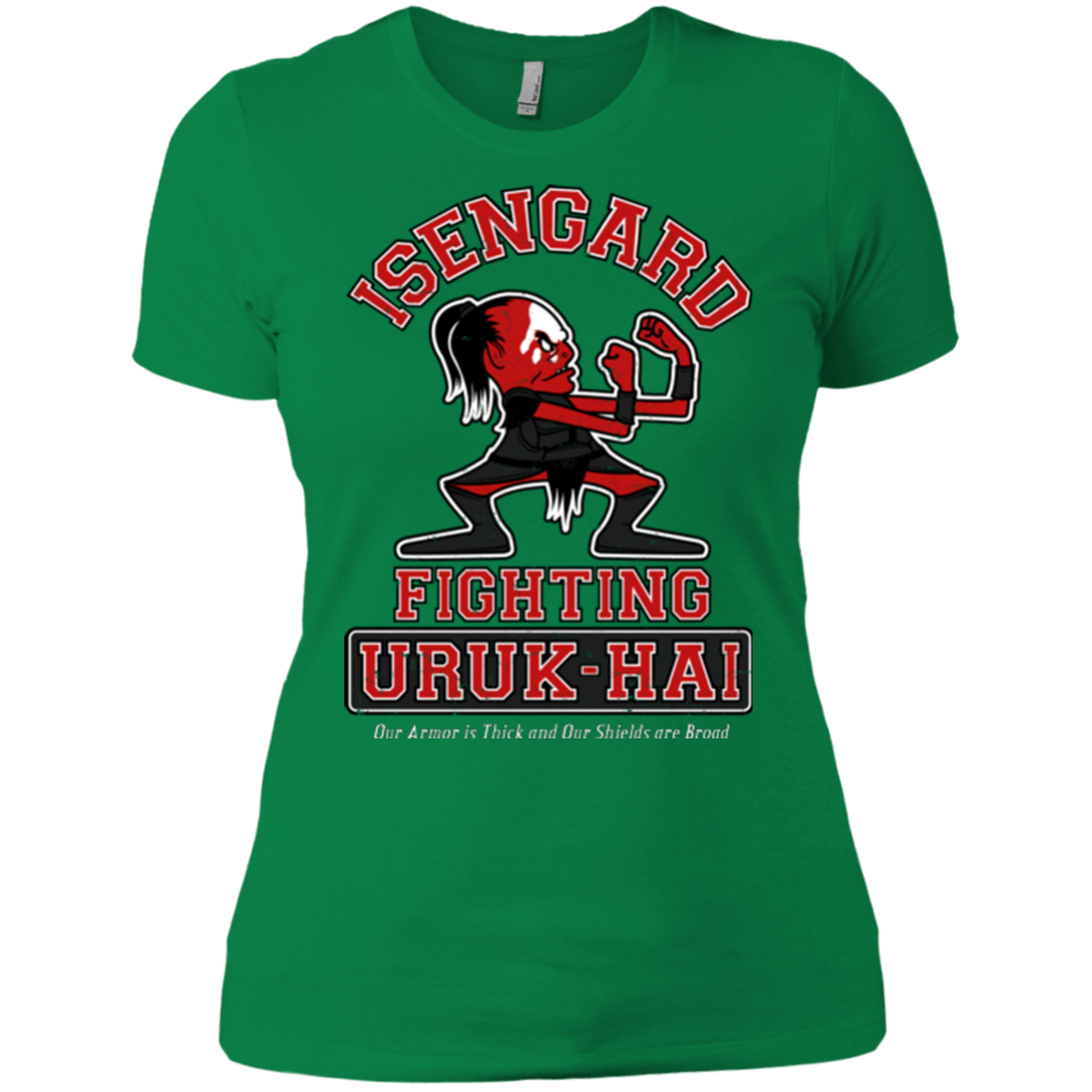 T-Shirts Kelly Green / X-Small ISENGARD FIGHTING URUKHAI Women's Premium T-Shirt
