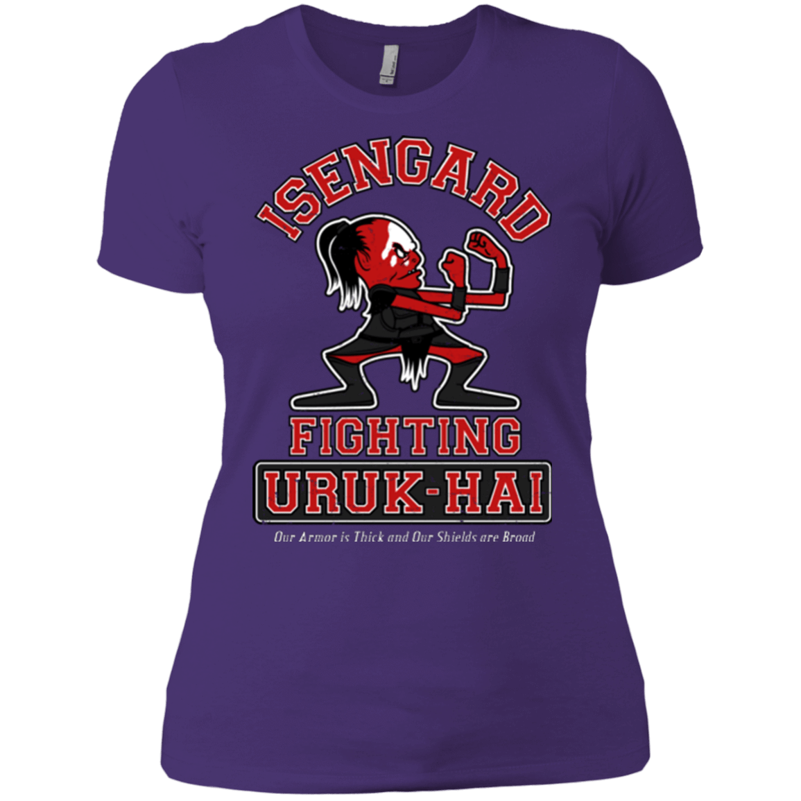 T-Shirts Purple / X-Small ISENGARD FIGHTING URUKHAI Women's Premium T-Shirt