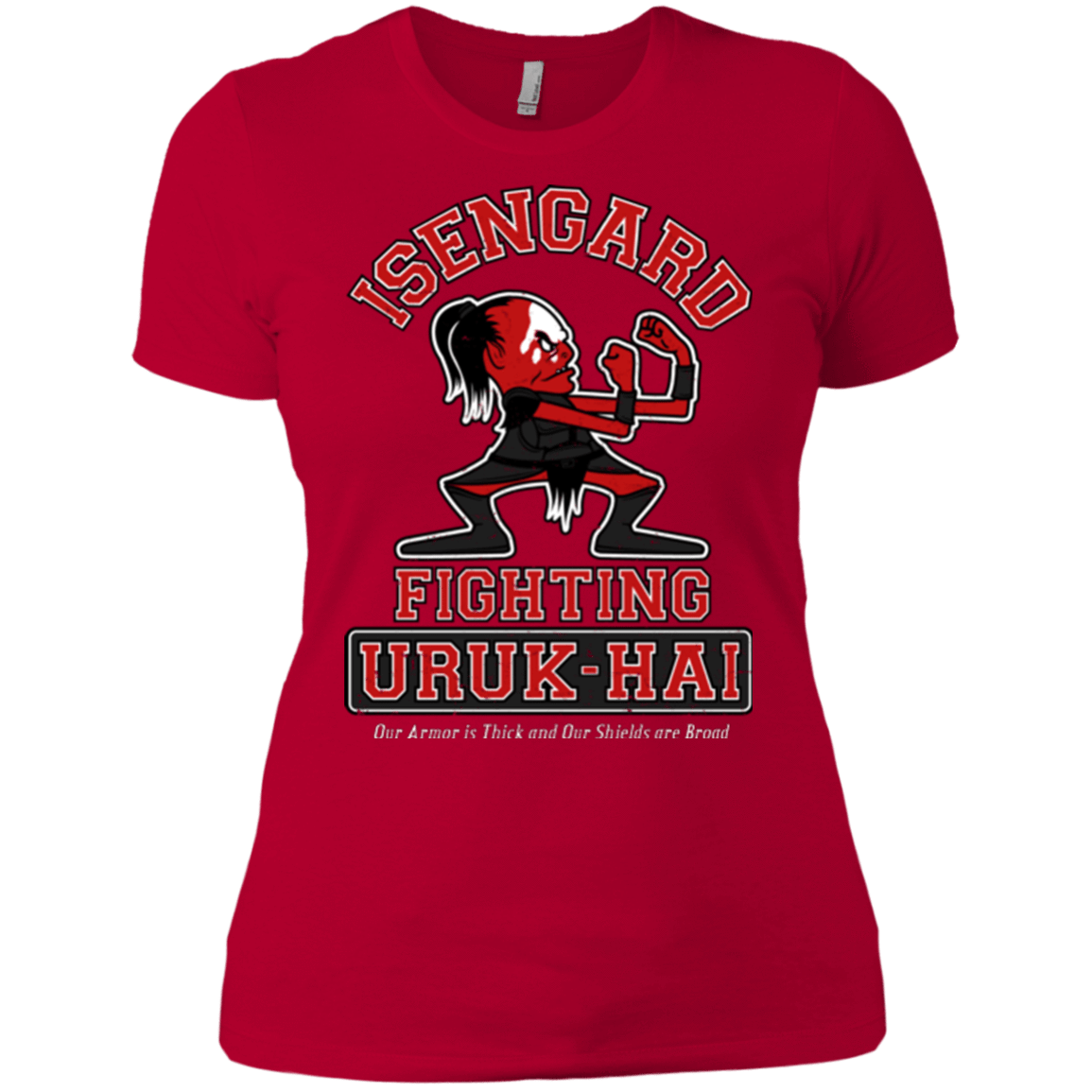 T-Shirts Red / X-Small ISENGARD FIGHTING URUKHAI Women's Premium T-Shirt