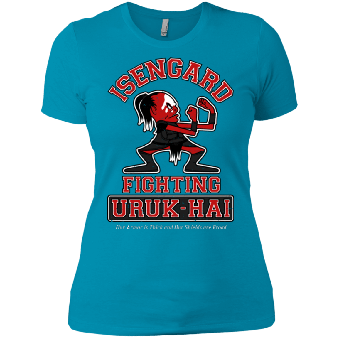 T-Shirts Turquoise / X-Small ISENGARD FIGHTING URUKHAI Women's Premium T-Shirt