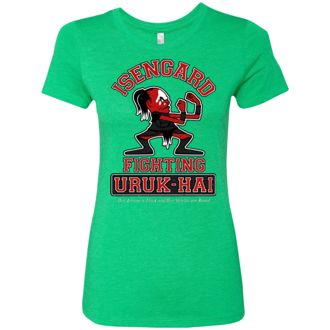 T-Shirts Envy / Small ISENGARD FIGHTING URUKHAI Women's Triblend T-Shirt