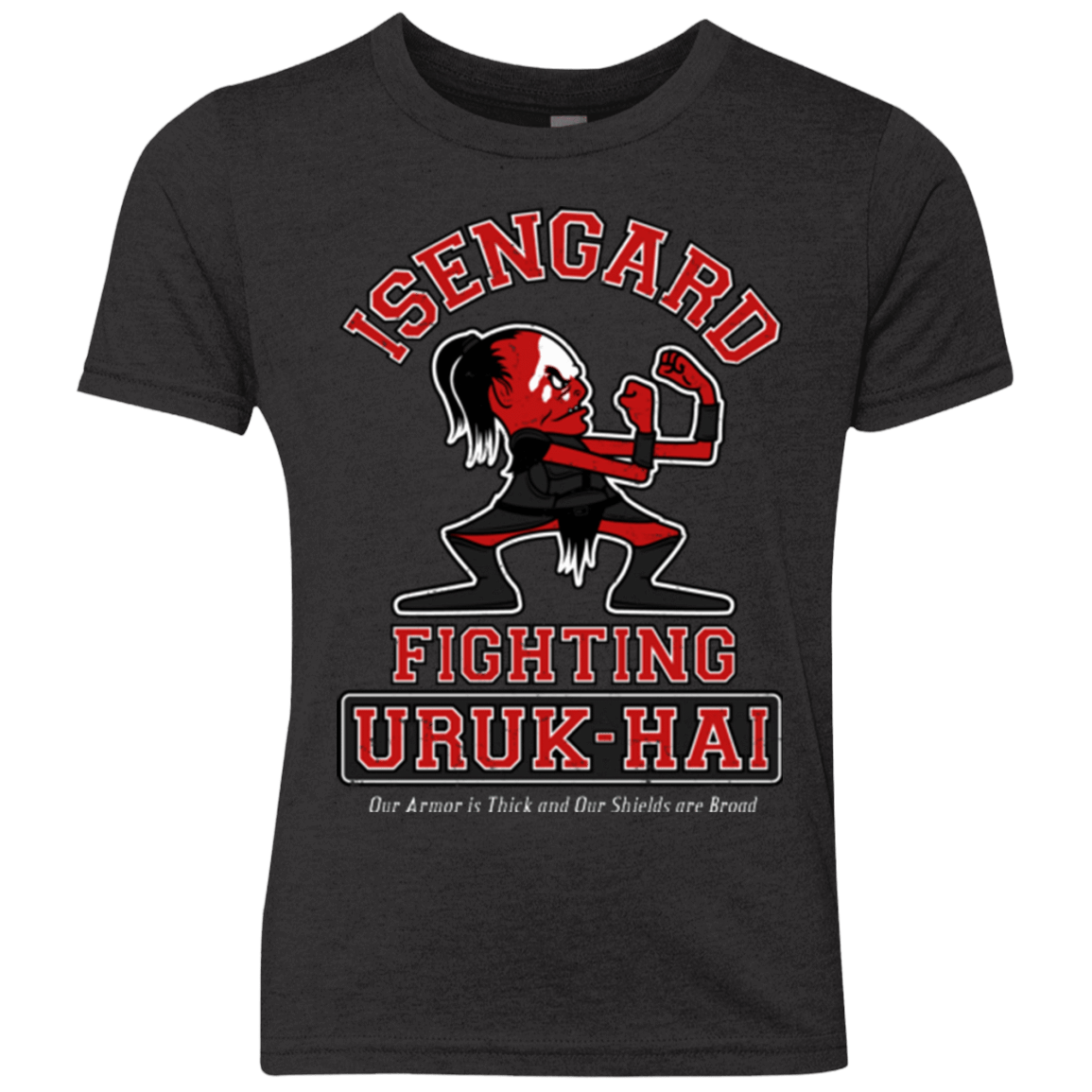T-Shirts Vintage Black / YXS ISENGARD FIGHTING URUKHAI Youth Triblend T-Shirt