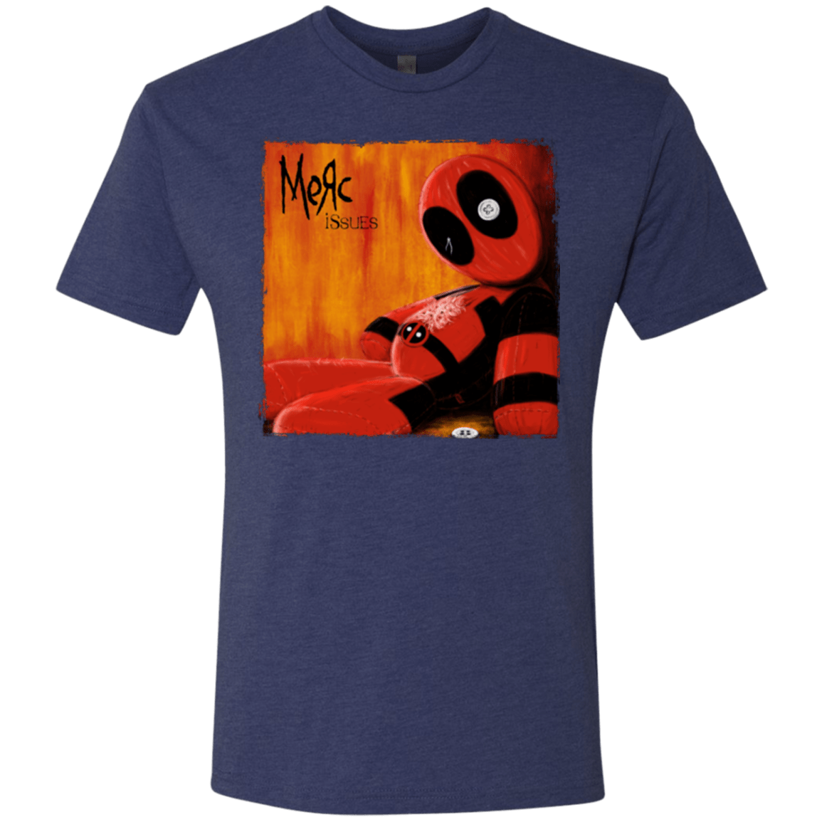 T-Shirts Vintage Navy / Small Issues Men's Triblend T-Shirt