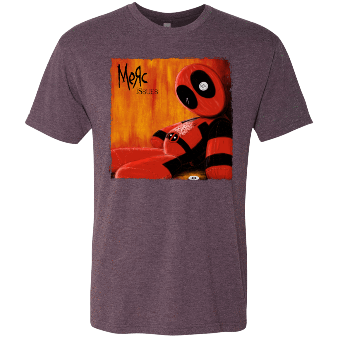 T-Shirts Vintage Purple / Small Issues Men's Triblend T-Shirt