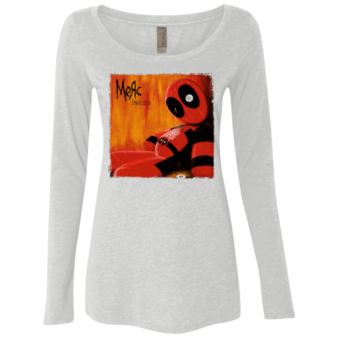 T-Shirts Heather White / Small Issues Women's Triblend Long Sleeve Shirt