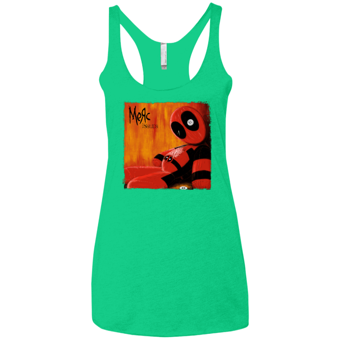 T-Shirts Envy / X-Small Issues Women's Triblend Racerback Tank