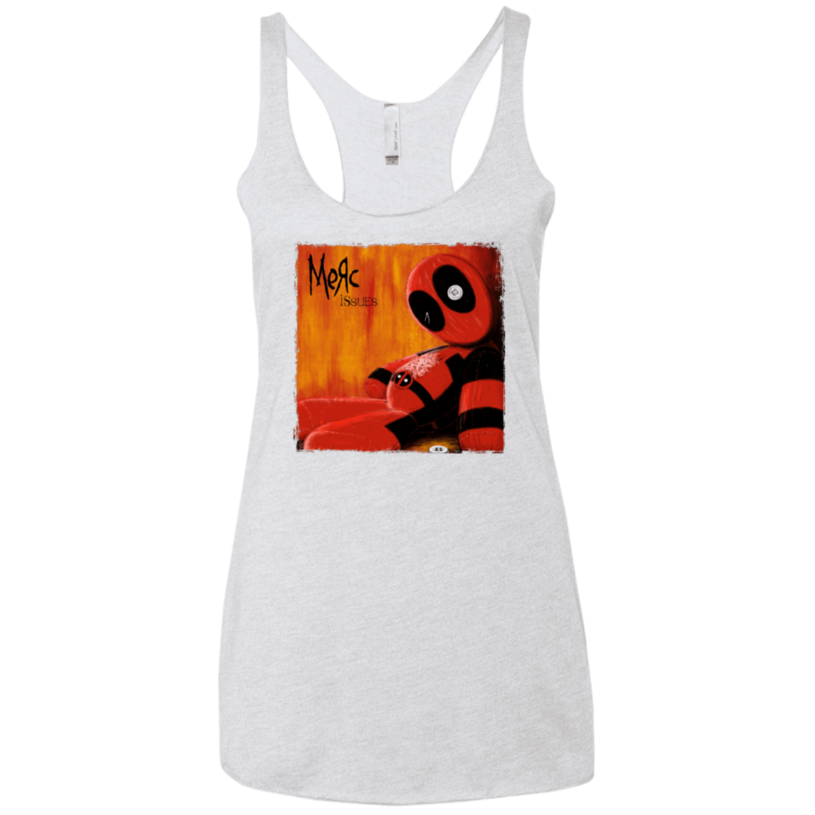 T-Shirts Heather White / X-Small Issues Women's Triblend Racerback Tank