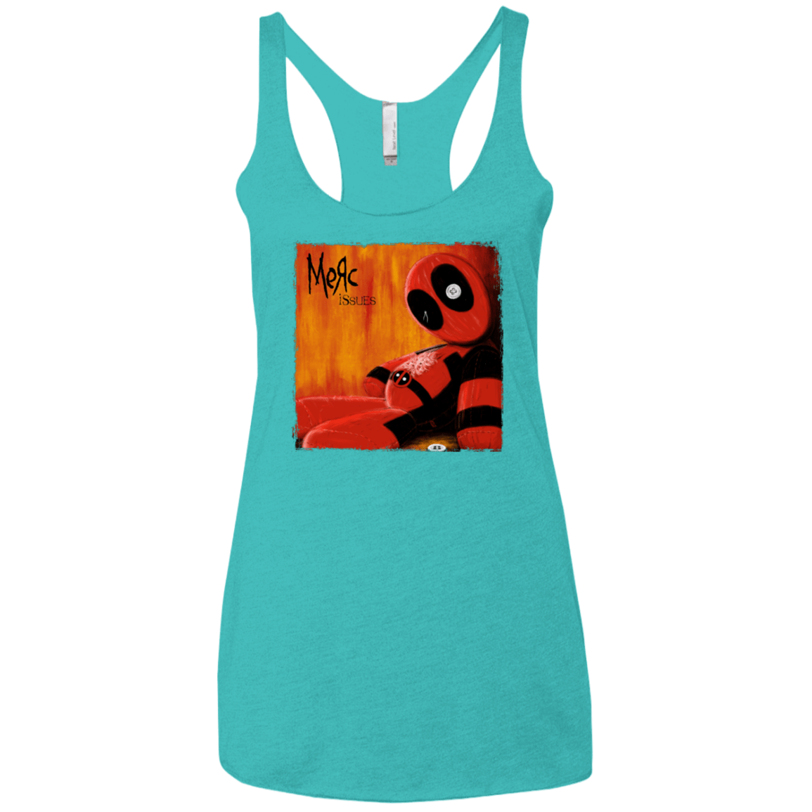 T-Shirts Tahiti Blue / X-Small Issues Women's Triblend Racerback Tank