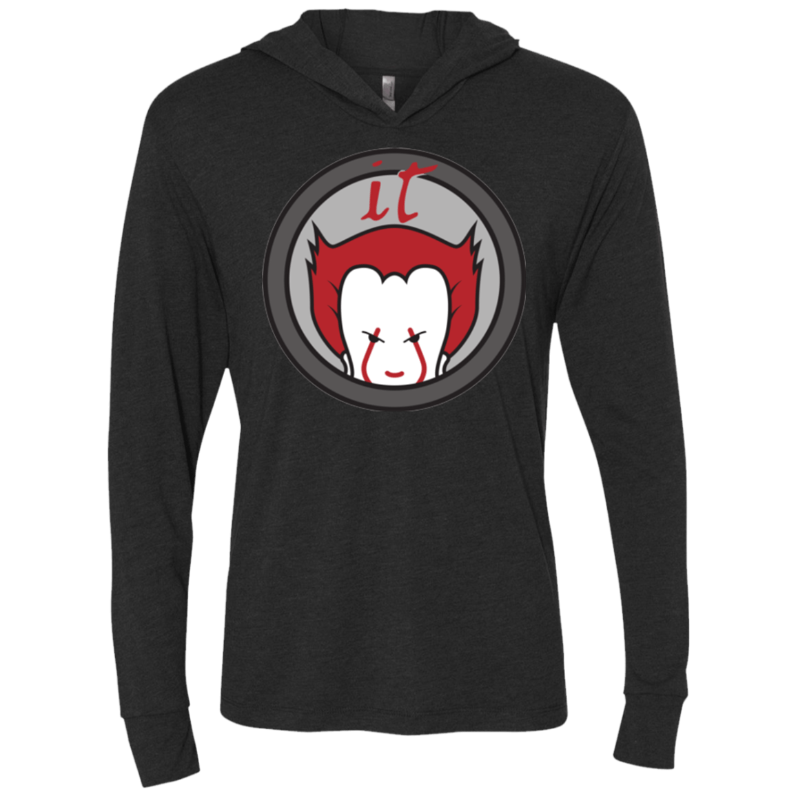 T-Shirts Vintage Black / X-Small IT 3 (2) Triblend Long Sleeve Hoodie Tee