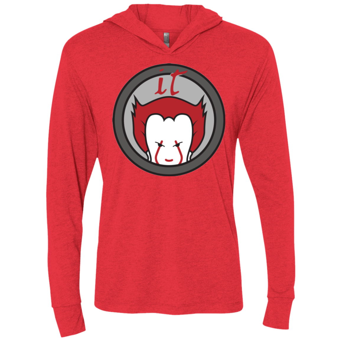 T-Shirts Vintage Red / X-Small IT 3 (2) Triblend Long Sleeve Hoodie Tee