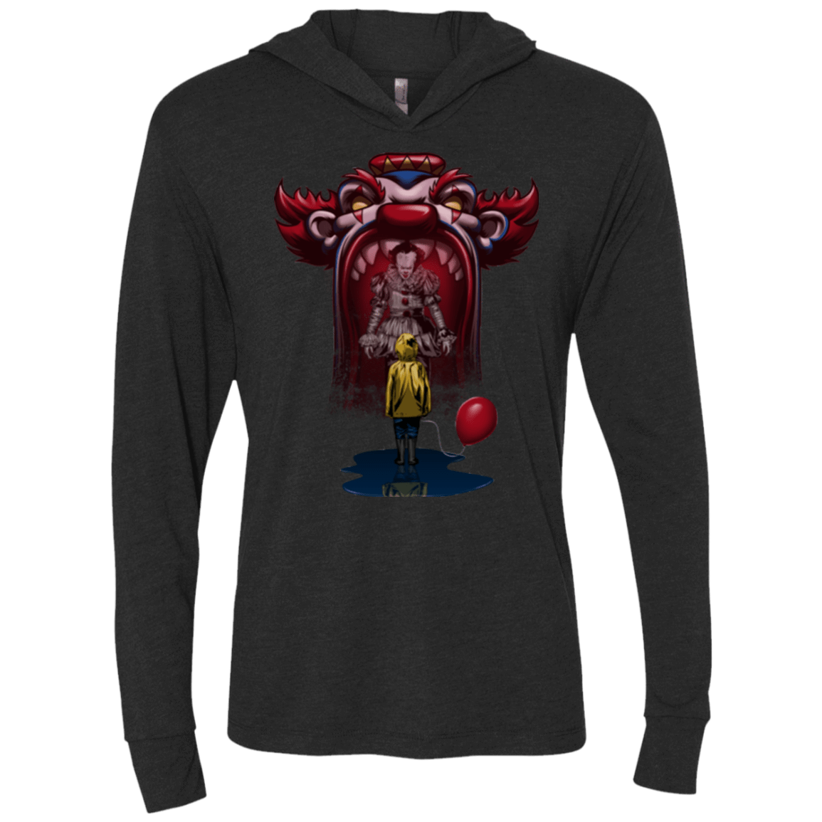 T-Shirts Vintage Black / X-Small It Can Be Fun Triblend Long Sleeve Hoodie Tee