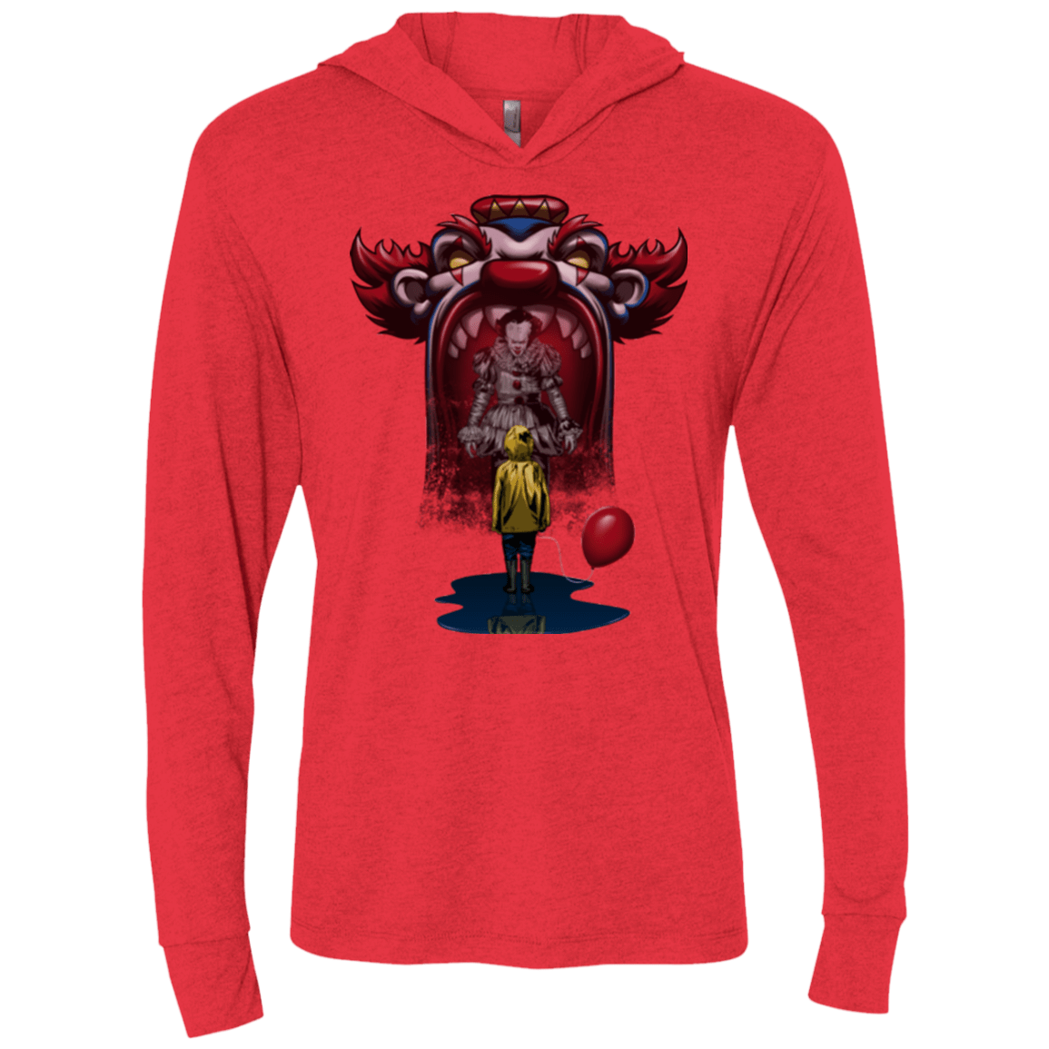 T-Shirts Vintage Red / X-Small It Can Be Fun Triblend Long Sleeve Hoodie Tee