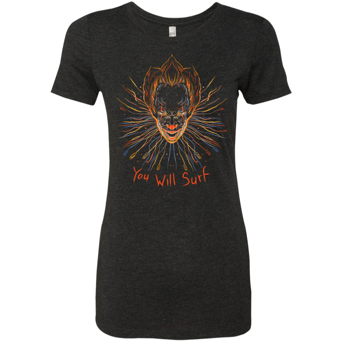 T-Shirts Vintage Black / S IT Clown Women's Triblend T-Shirt