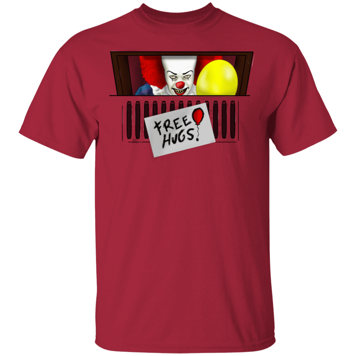 T-Shirts Cardinal / S IT Free Hugs 1990 T-Shirt