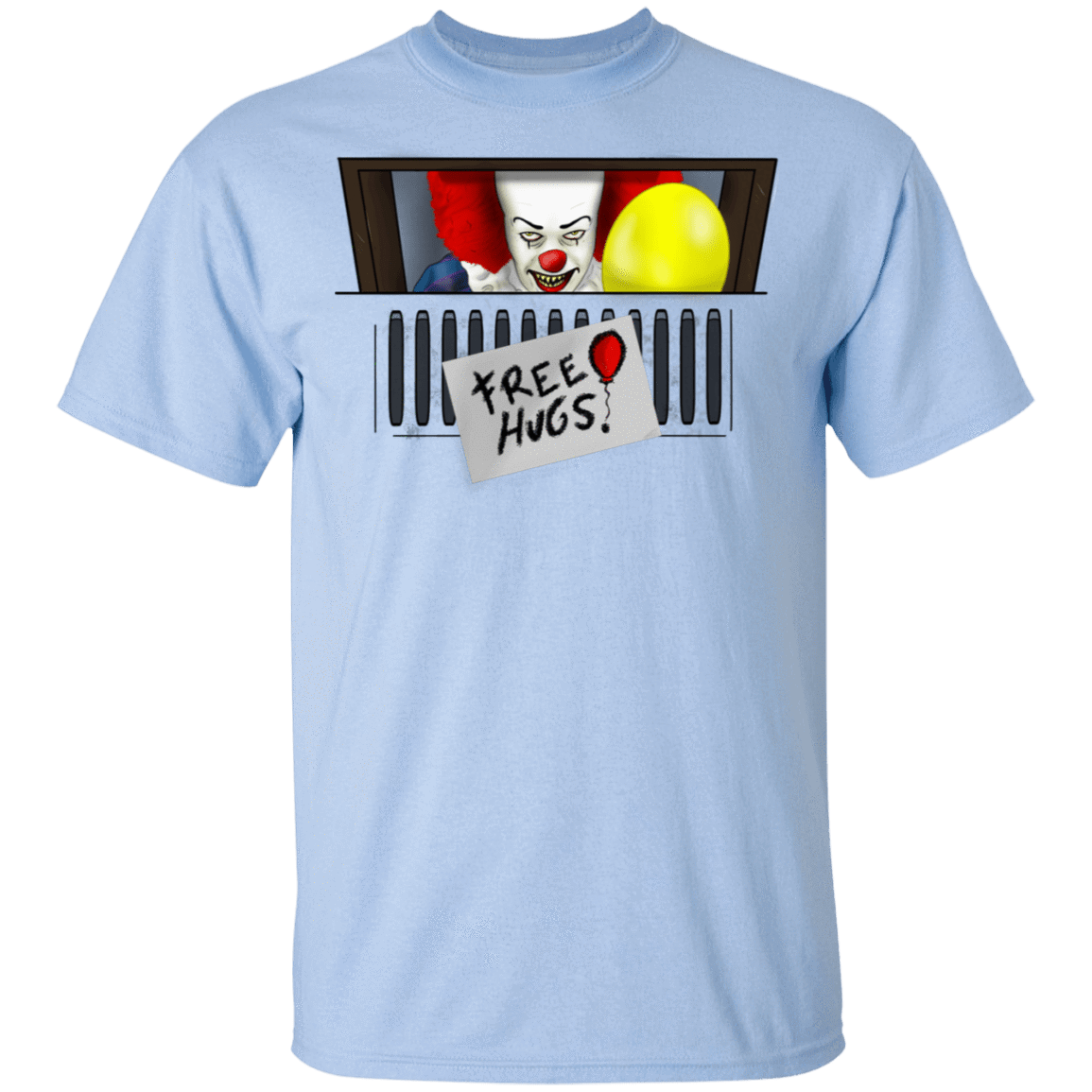 T-Shirts Light Blue / S IT Free Hugs 1990 T-Shirt