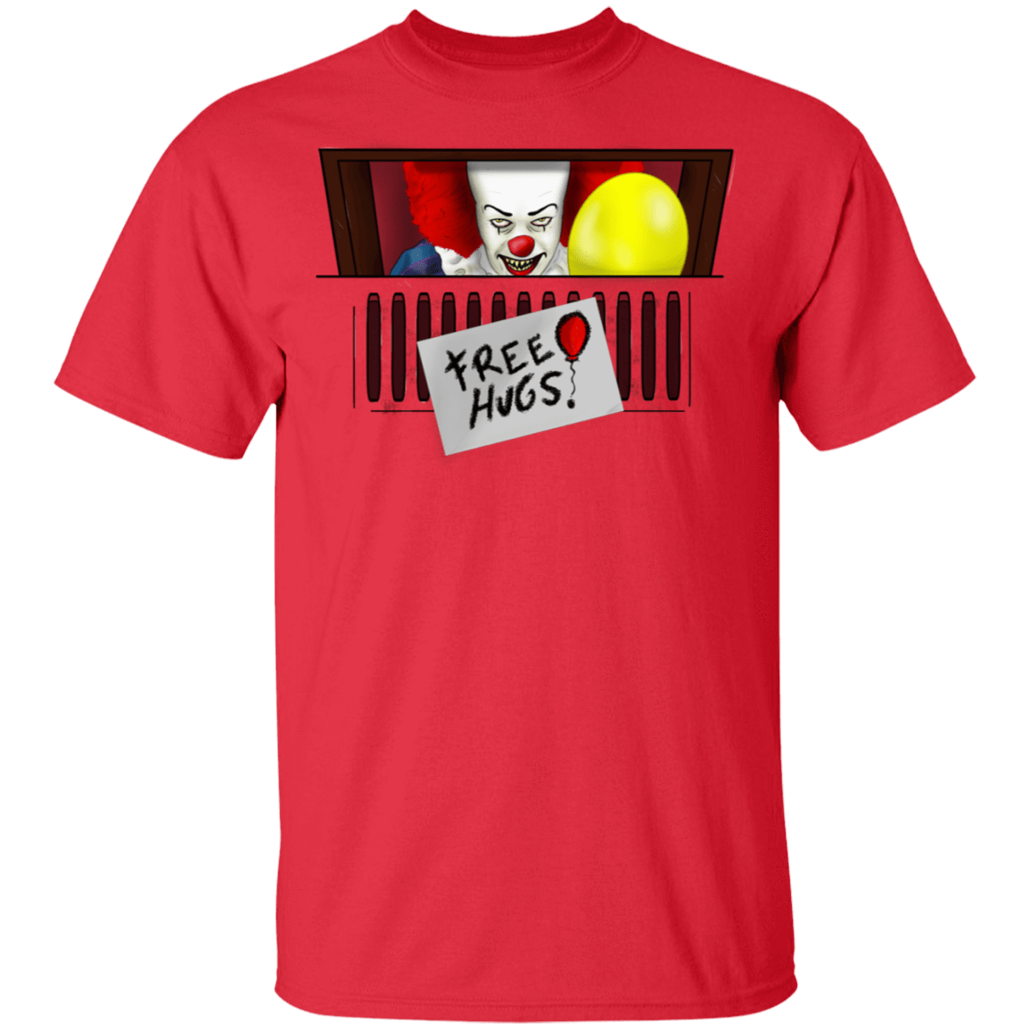 T-Shirts Red / S IT Free Hugs 1990 T-Shirt