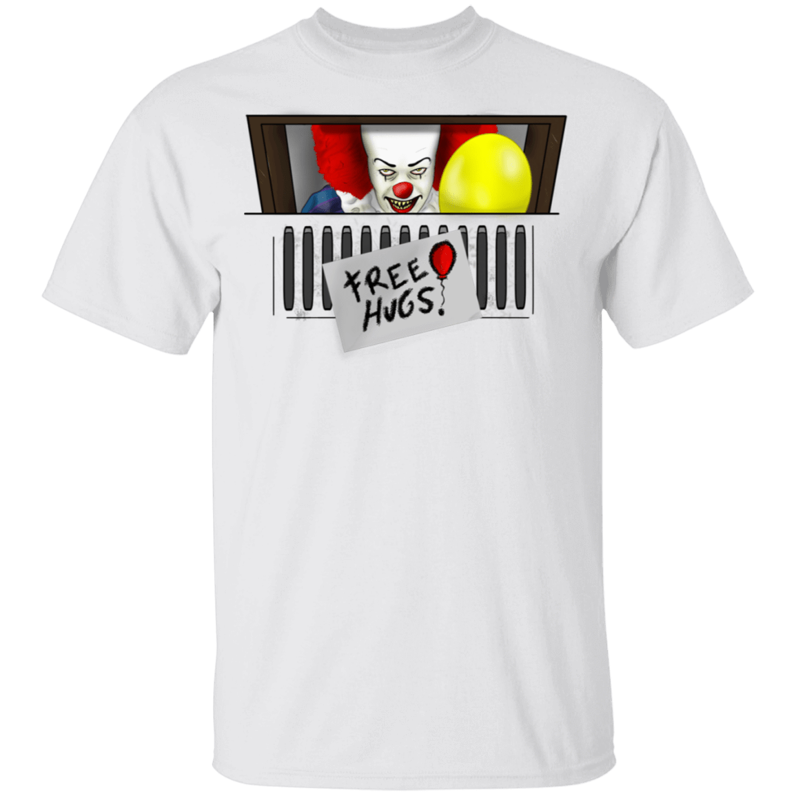 T-Shirts White / S IT Free Hugs 1990 T-Shirt