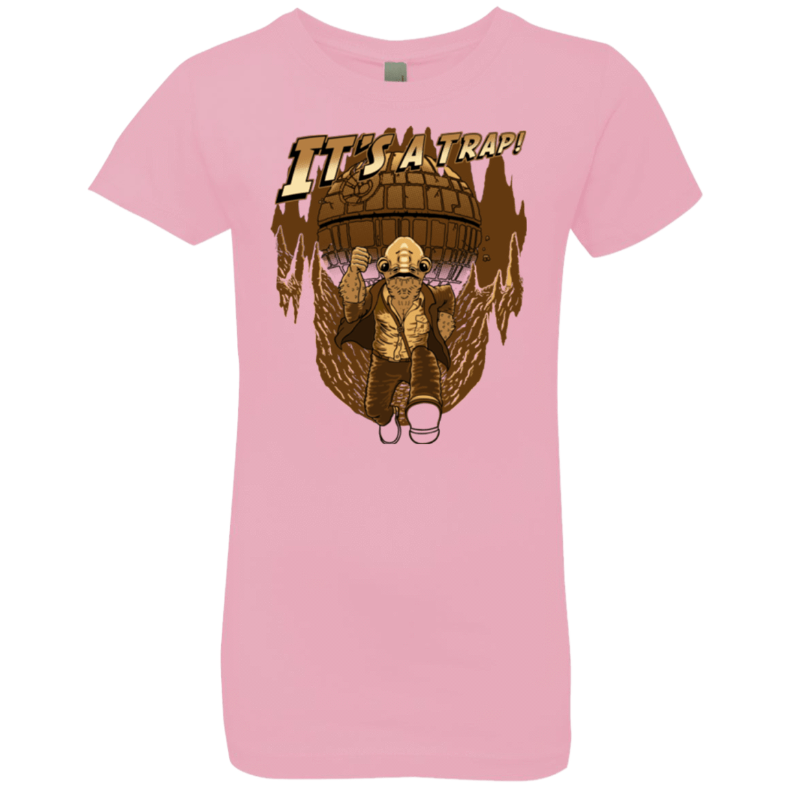 T-Shirts Light Pink / YXS It's a trap!! Girls Premium T-Shirt