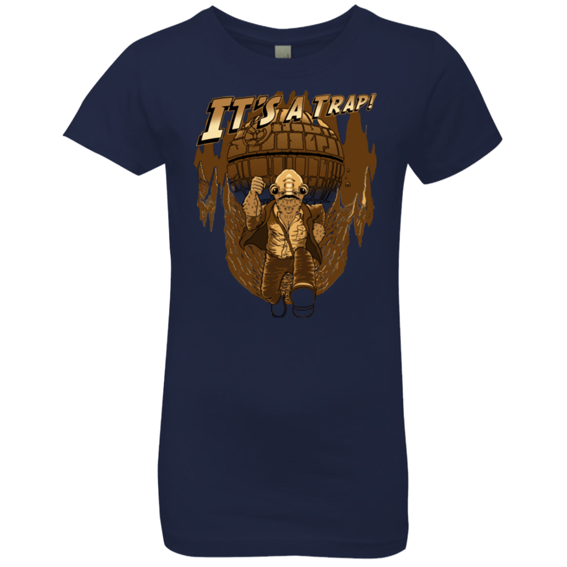 T-Shirts Midnight Navy / YXS It's a trap!! Girls Premium T-Shirt