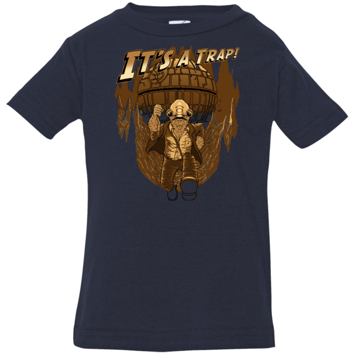 T-Shirts Navy / 6 Months It's a trap!! Infant PremiumT-Shirt