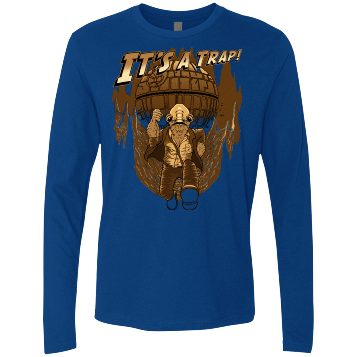 T-Shirts Royal / Small It's a trap!! Men's Premium Long Sleeve