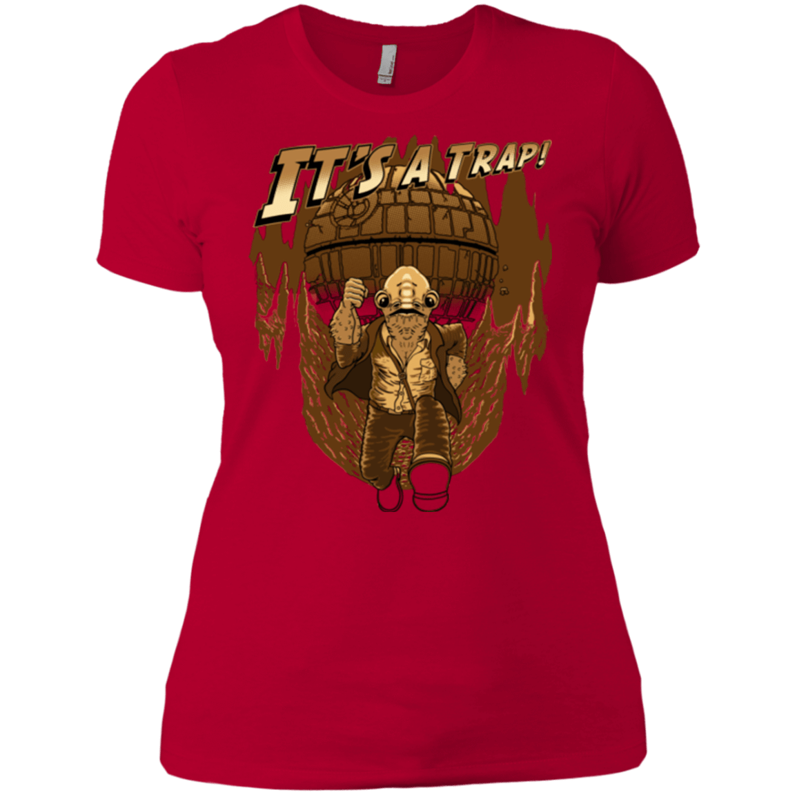 T-Shirts Red / X-Small It's a trap!! Women's Premium T-Shirt