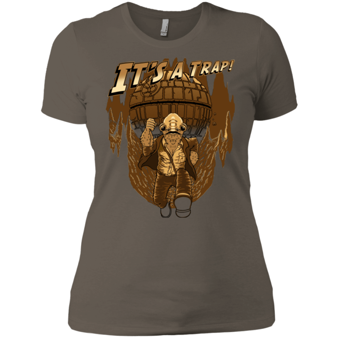 T-Shirts Warm Grey / X-Small It's a trap!! Women's Premium T-Shirt